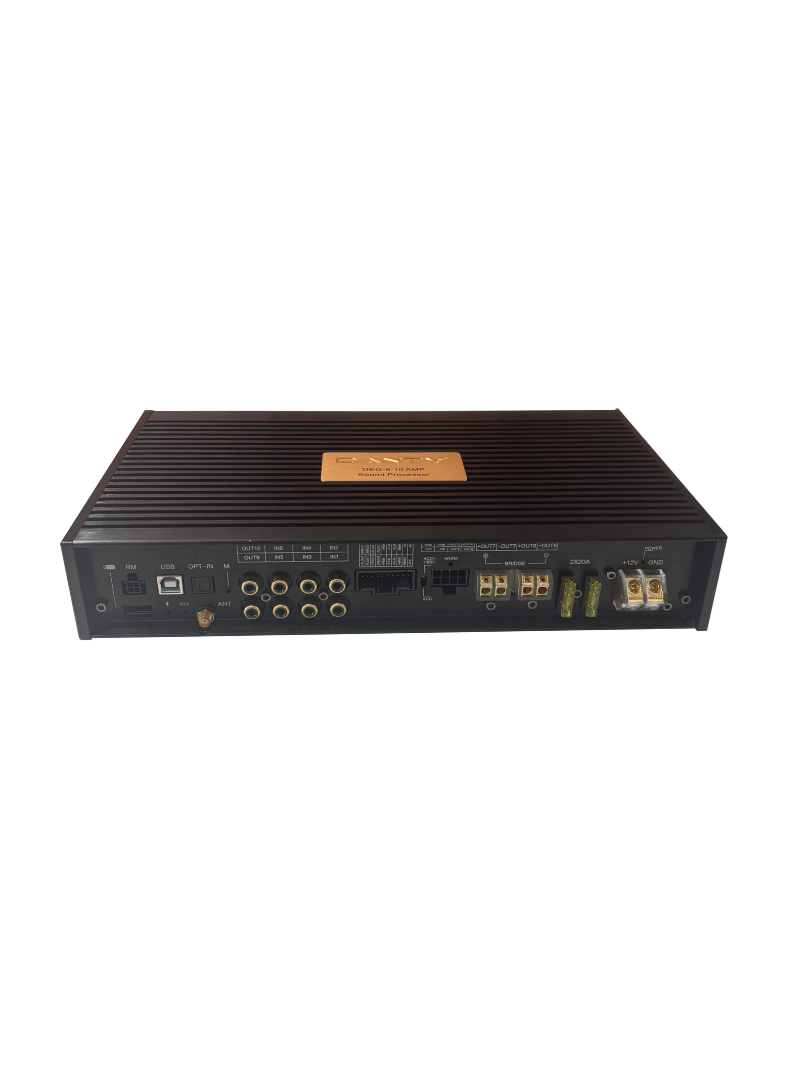 Car Audio DSP Processor with Built-in Amplifier