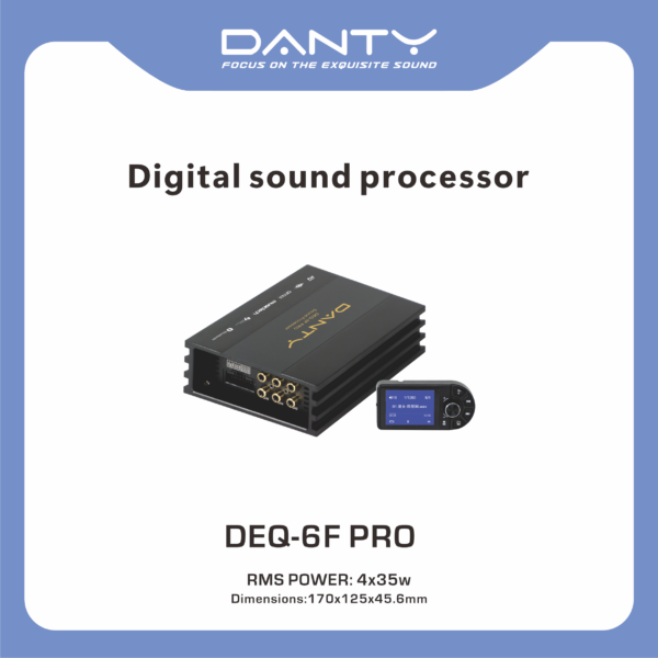 Car Audio DSP Processor with Built-in Amplifier