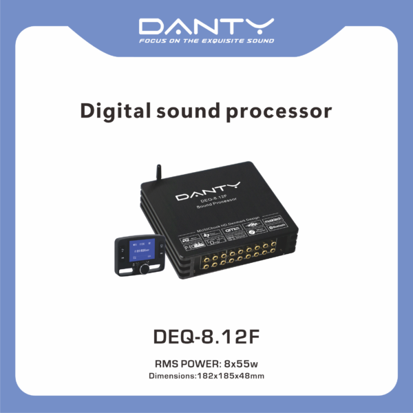 Car Audio DSP Processor with Built-in Amplifier