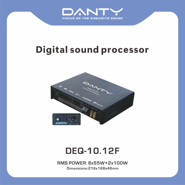 Car Audio DSP Processor with Built-in Amplifier