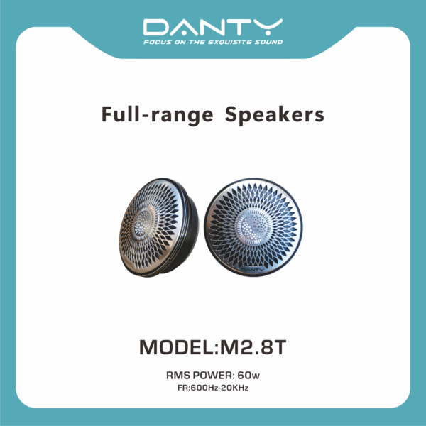Car Full Range Speaker, Premium Full-Range Driver for Car Audio System