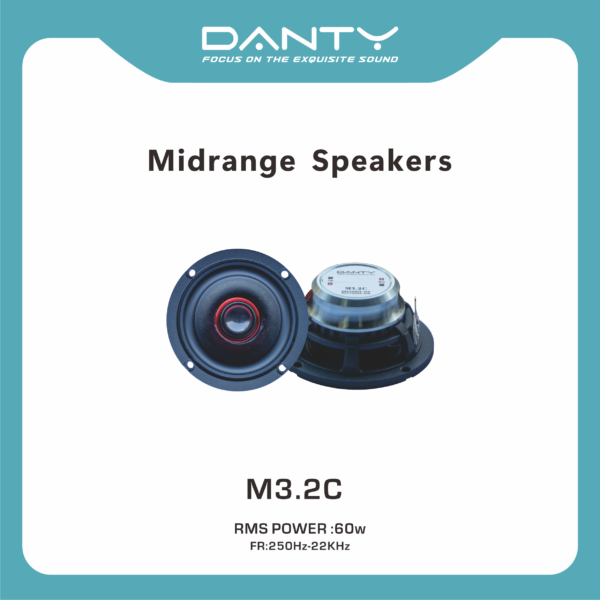 High Power Mid-Range Woofer for Car Audio System