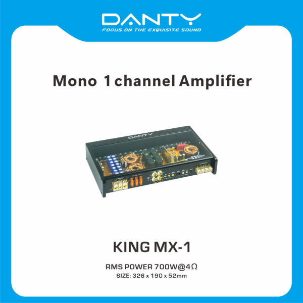 Mono 1‑Channel Car Amplifier – Monoblock Bass Amplifier