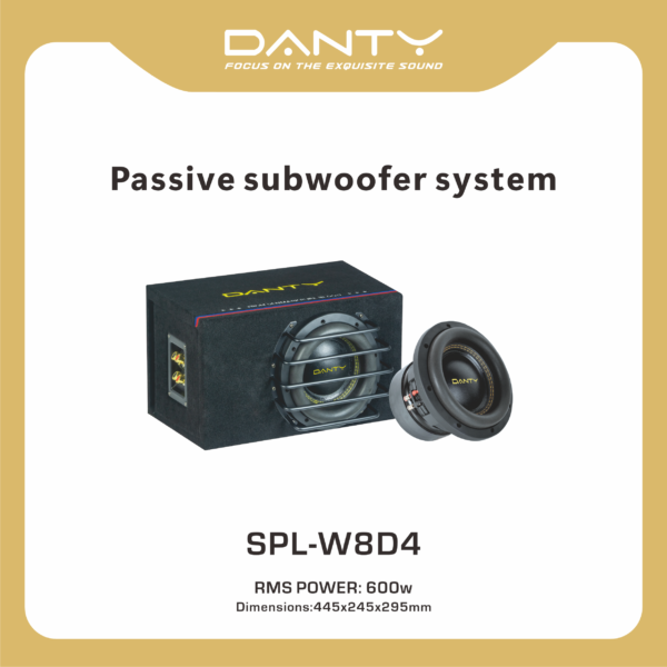 Heavy-Duty Passive Subwoofer System for Car Audio Enthusiasts