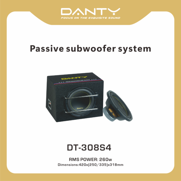 Heavy-Duty Passive Subwoofer System for Car Audio Enthusiasts
