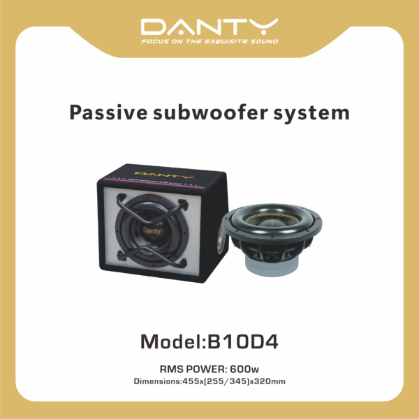Heavy-Duty Passive Subwoofer System for Car Audio Enthusiasts