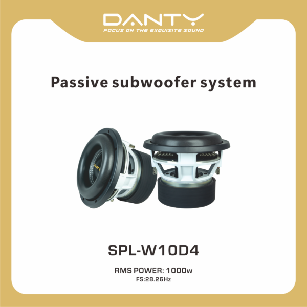Heavy-Duty Passive Subwoofer System for Car Audio Enthusiasts