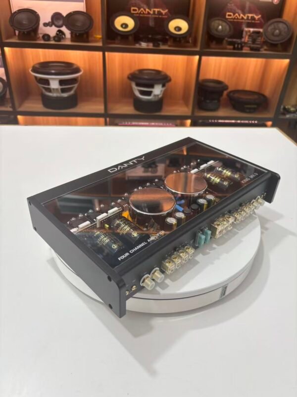 4‑Channel Car Power Amplifier – Four‑Way Audio Amplifier