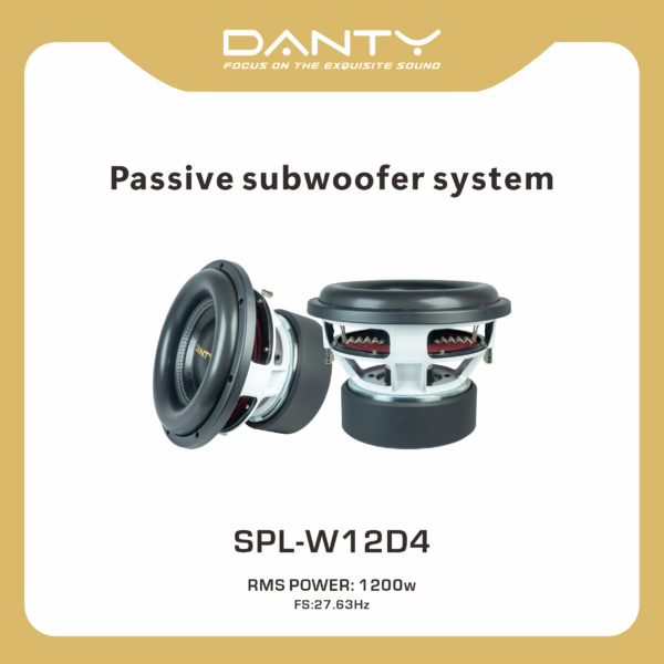 Heavy-Duty Passive Subwoofer System for Car Audio Enthusiasts