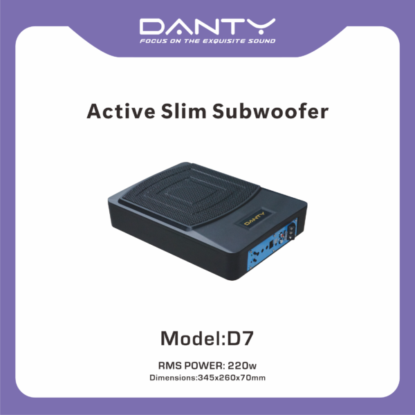 Ultra Slim Active Subwoofers