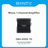 Mono 1‑Channel Car Amplifier – Monoblock Bass Amplifier