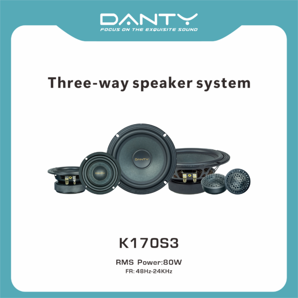 Automotive 3-Way Full Range Speaker Kit
