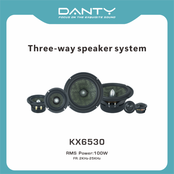 Automotive 3-Way Full Range Speaker Kit