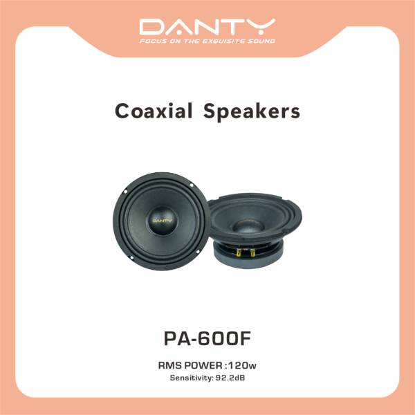 国际600F Pro Audio Coaxial Speaker for Cars