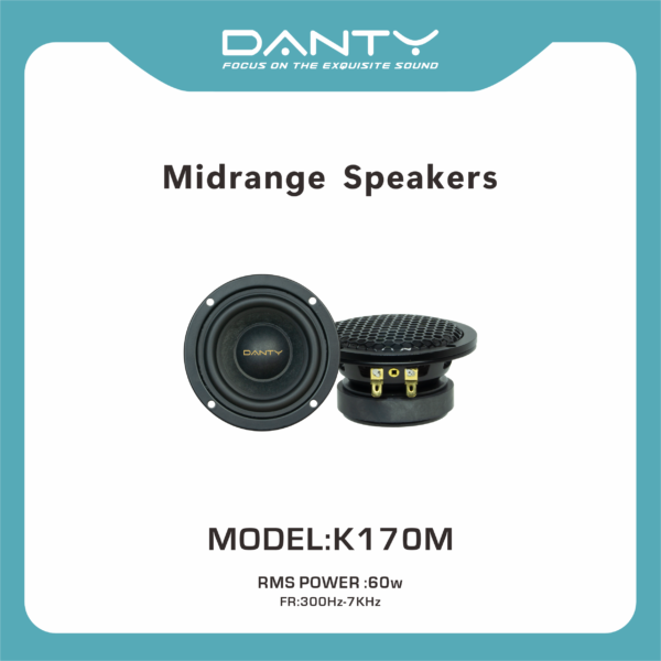 High Power Mid-Range Woofer for Car Audio System