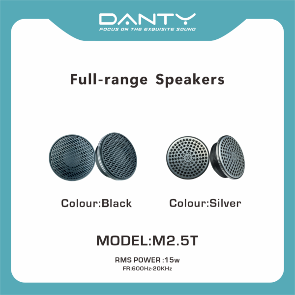 国际M2.5T双色 Car Full Range Speaker, Premium Full-Range Driver for Car Audio System