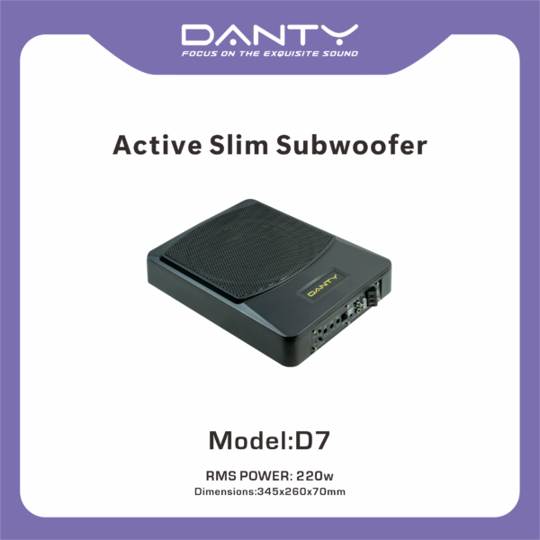 Ultra Slim Active Subwoofers