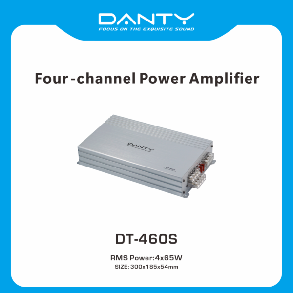 4‑Channel Car Power Amplifier – Four‑Way Audio Amplifier
